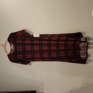LuLaRoe Carly Dress Plaid NWT